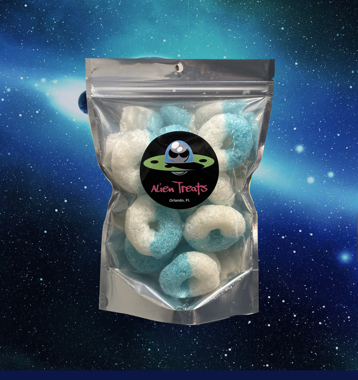 Blue Raspberry Galactic Gummies